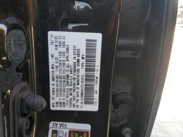 5J6RM4H37FL093635 - 2015 HONDA CR-V LX 黑色 照片 13