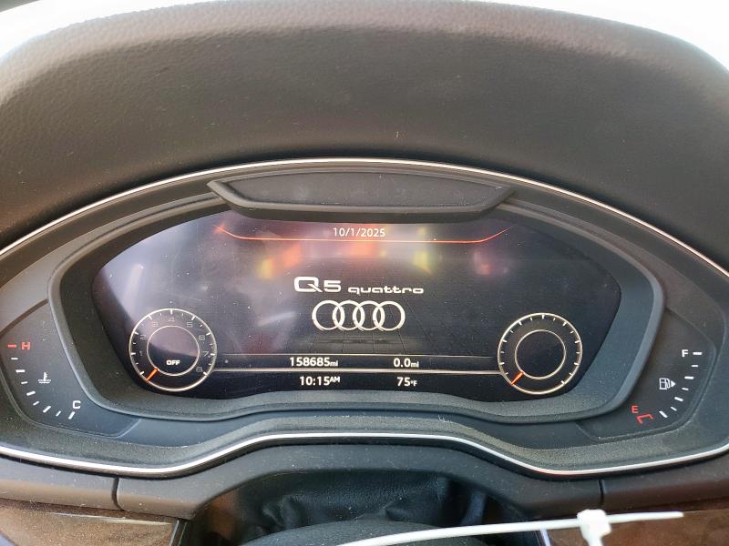 WA1ANAFYXJ2199051 - 2018 AUDI Q5 PREMIUM ვერცხლისფერი ფოტო 9