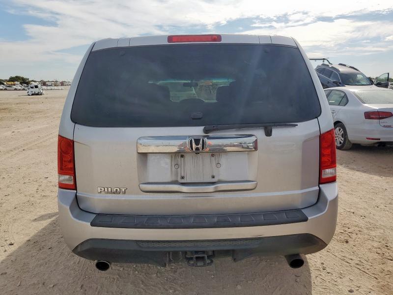 5FNYF3H45EB022949 - 2014 HONDA PILOT EX SILVER photo 6