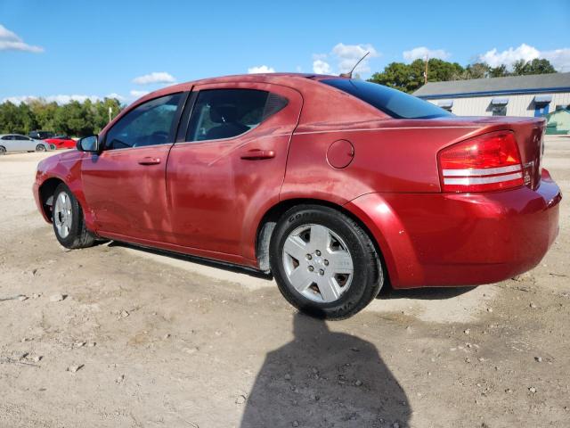 1B3CC4FB0AN144402 - 2010 DODGE AVENGER SXT RED photo 2