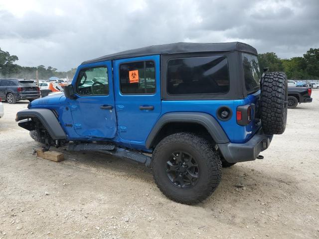 1C4HJXDN5MW817398 - 2021 JEEP WRANGLER U SPORT BLUE photo 2