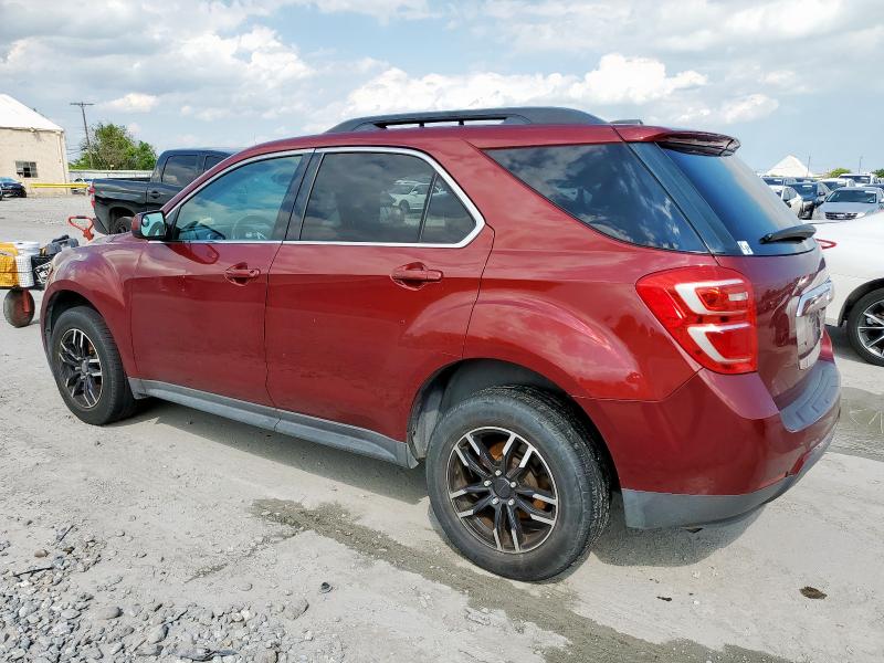 2GNALCEK2G1180658 - 2016 CHEVROLET EQUINOX LT RED photo 2