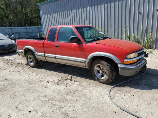 1GCCS19X1X8100889 - 1999 CHEVROLET S TRUCK S10 წითელი ფოტო 4