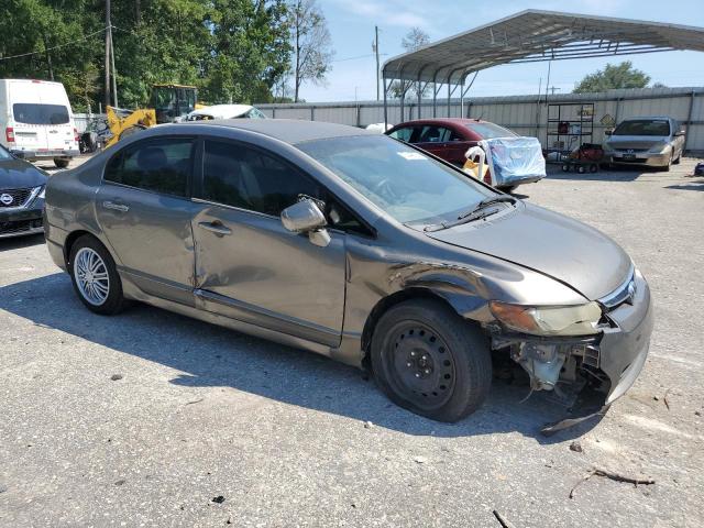 1HGFA16546L086244 - 2006 HONDA CIVIC LX BROWN photo 7