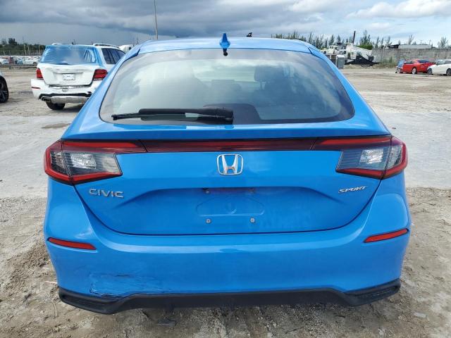 19XFL2H84PE019384 - 2023 HONDA CIVIC SPORT Көк фото 6