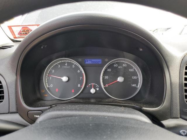 KMHCM3AC6BU191331 - 2011 HYUNDAI ACCENT GL BLUE photo 9