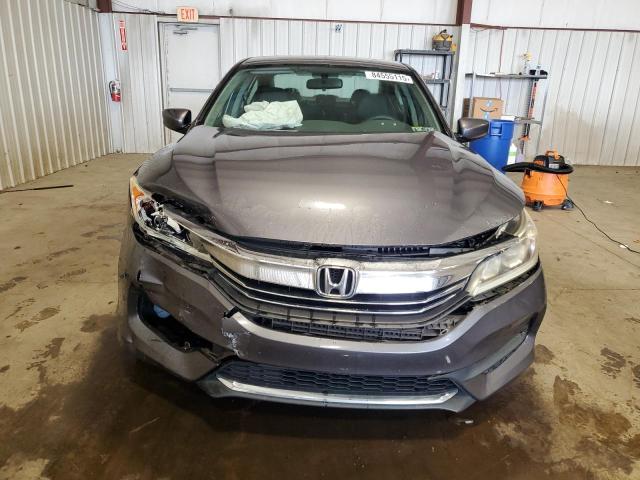 1HGCR2F39GA056170 - 2016 HONDA ACCORD LX GRAY photo 5