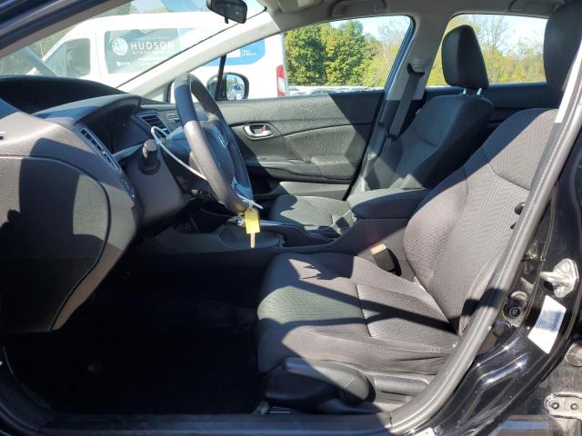 19XFB2F57FE219833 - 2015 HONDA CIVIC LX BLACK photo 7