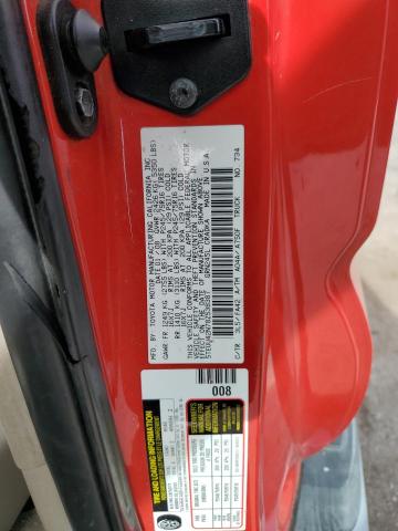 5TEUU42N78Z538387 - 2008 TOYOTA TACOMA ACCESS CAB Rouge photo 12