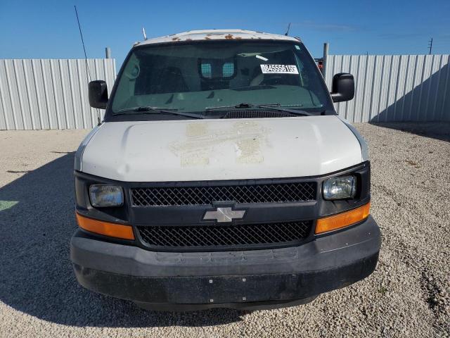 1GCGG25C391128166 - 2009 CHEVROLET EXPRESS G2 WHITE photo 5