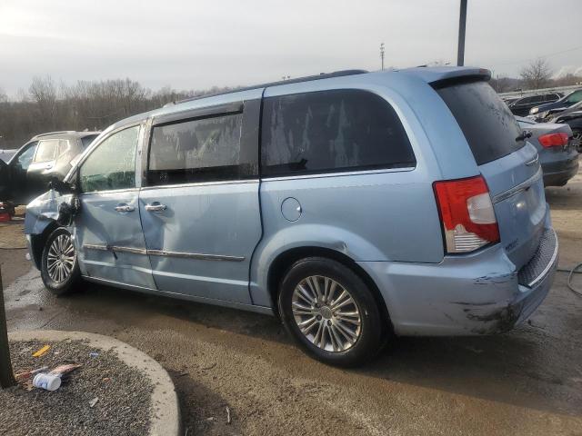 2C4RC1CG8DR537806 - 2013 CHRYSLER TOWN & COU TOURING L BLUE photo 2