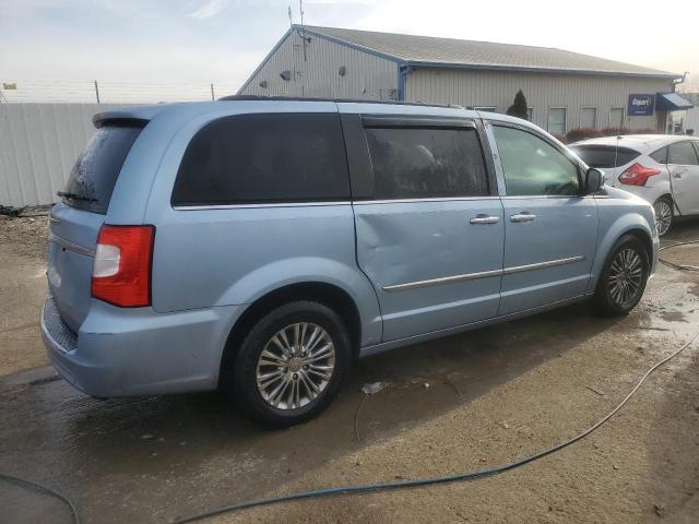 2C4RC1CG8DR537806 - 2013 CHRYSLER TOWN & COU TOURING L BLUE photo 3