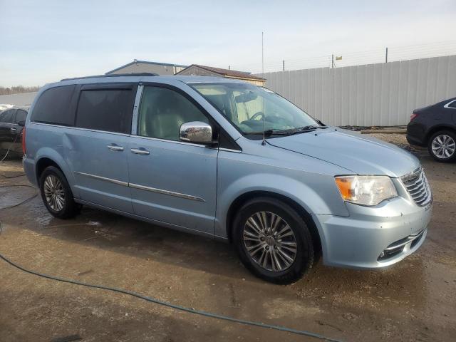 2C4RC1CG8DR537806 - 2013 CHRYSLER TOWN & COU TOURING L BLUE photo 4