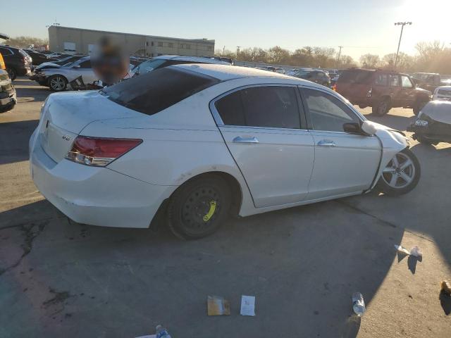 5KBCP3F81AB016493 - 2010 HONDA ACCORD EXL WHITE photo 3