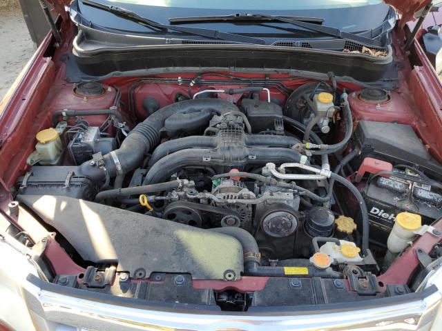 JF2SHAEC5BH759307 - 2011 SUBARU FORESTER LIMITED ბურგუნდია ფოტო 11