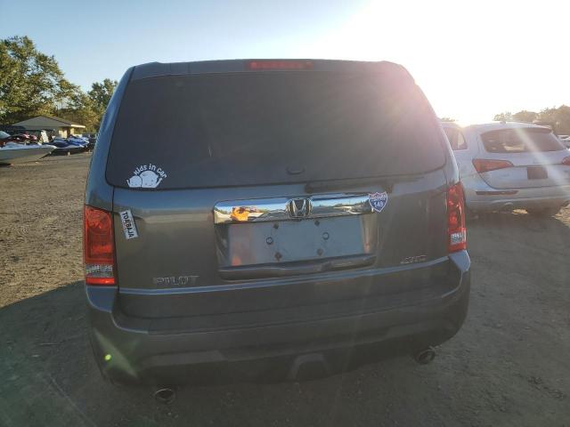 5FNYF4H58CB009320 - 2012 HONDA PILOT EXL ნაცრისფერი ფოტო 6