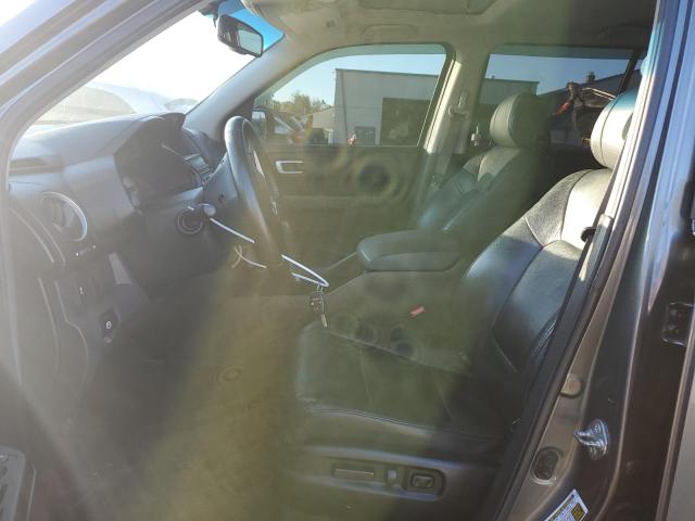 5FNYF4H58CB009320 - 2012 HONDA PILOT EXL ნაცრისფერი ფოტო 7