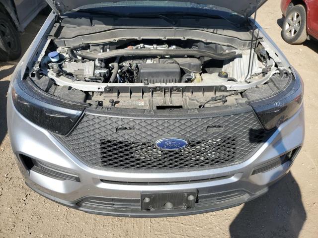 1FM5K8AB3NGB04958 - 2022 FORD EXPLORER POLICE INTERCEPTOR ვერცხლისფერი ფოტო 11