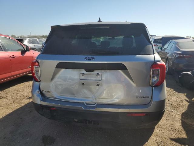 1FM5K8AB3NGB04958 - 2022 FORD EXPLORER POLICE INTERCEPTOR ვერცხლისფერი ფოტო 6