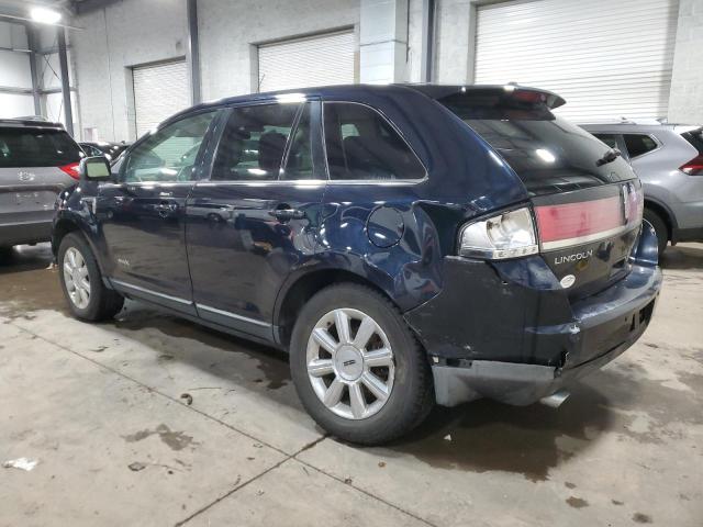 2LMDU88C48BJ32563 - 2008 LINCOLN MKX BLUE photo 2