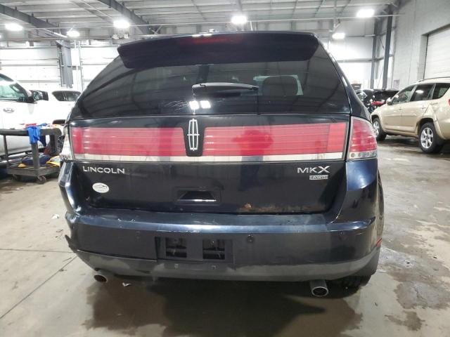 2LMDU88C48BJ32563 - 2008 LINCOLN MKX BLUE photo 6