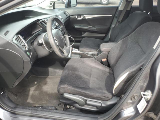 19XFB2F82DE200503 - 2013 HONDA CIVIC EX GRAY photo 7