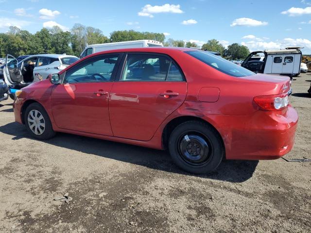 2T1BU4EE1BC593689 - 2011 TOYOTA COROLLA BASE أحمر صورة 2