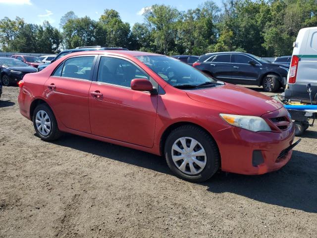 2T1BU4EE1BC593689 - 2011 TOYOTA COROLLA BASE أحمر صورة 4
