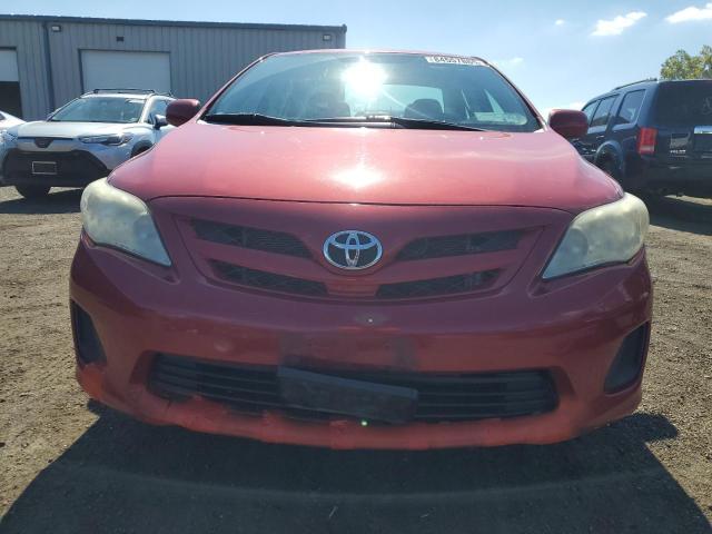 2T1BU4EE1BC593689 - 2011 TOYOTA COROLLA BASE أحمر صورة 5