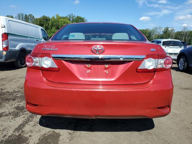 2T1BU4EE1BC593689 - 2011 TOYOTA COROLLA BASE أحمر صورة 6