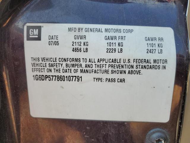 1G6DP577860107791 - 2006 CADILLAC CTS HI FEATURE V6 BURGUNDY photo 23