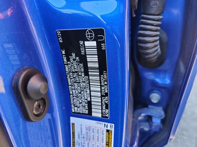 NMTKHMBX2LR112138 - 2020 TOYOTA C-HR XLE BLUE photo 12