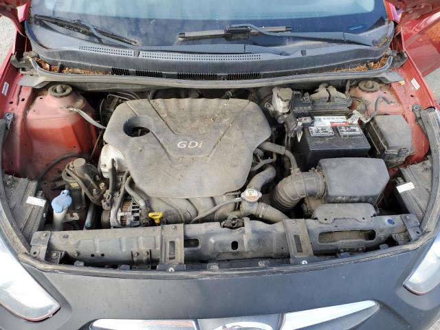 KMHCT4AE2DU548002 - 2013 HYUNDAI ACCENT GLS RED photo 11