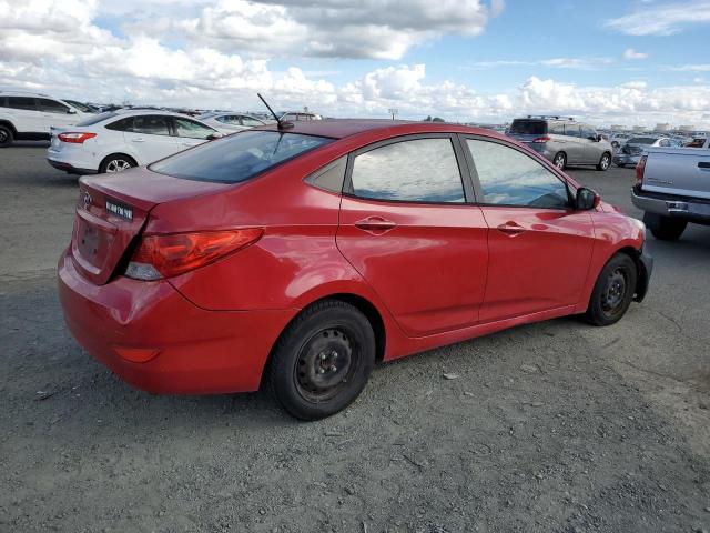 KMHCT4AE2DU548002 - 2013 HYUNDAI ACCENT GLS RED photo 3