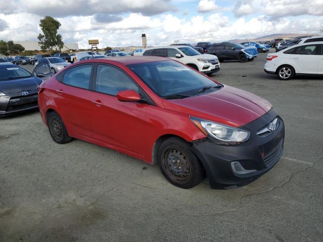 KMHCT4AE2DU548002 - 2013 HYUNDAI ACCENT GLS RED photo 4