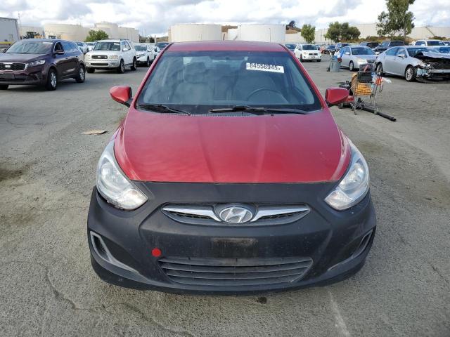 KMHCT4AE2DU548002 - 2013 HYUNDAI ACCENT GLS RED photo 5
