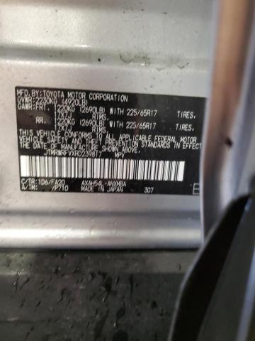 JTMRWRFVXRD239817 - 2024 TOYOTA RAV4 XLE 银色 照片 13