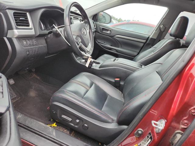 5TDKZRFHXKS319468 - 2019 TOYOTA HIGHLANDER SE 栗色 照片 7