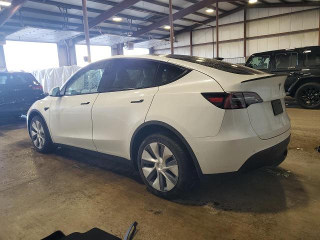 5YJYGDEE6MF201368 - 2021 TESLA MODEL Y Biały zdjęcie 2
