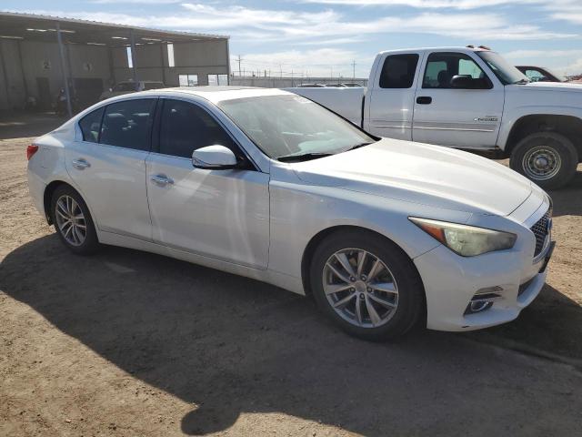 JN1BV7AP6EM678043 - 2014 INFINITI Q50 BASE WHITE photo 4