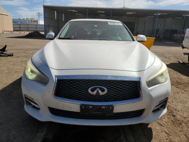 JN1BV7AP6EM678043 - 2014 INFINITI Q50 BASE WHITE photo 5