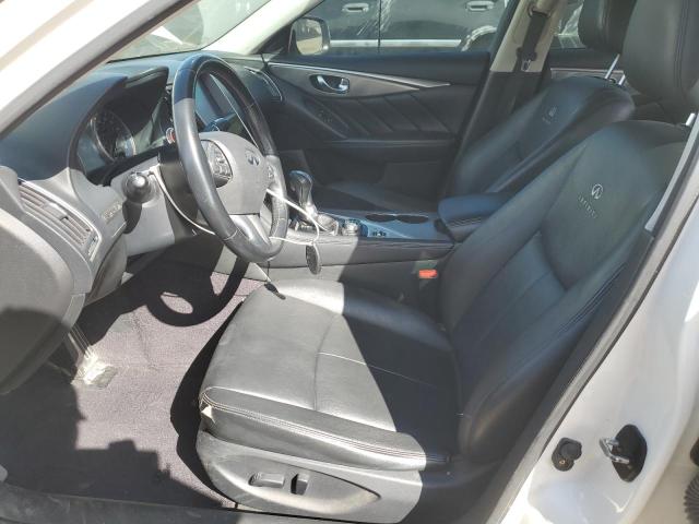 JN1BV7AP6EM678043 - 2014 INFINITI Q50 BASE WHITE photo 7