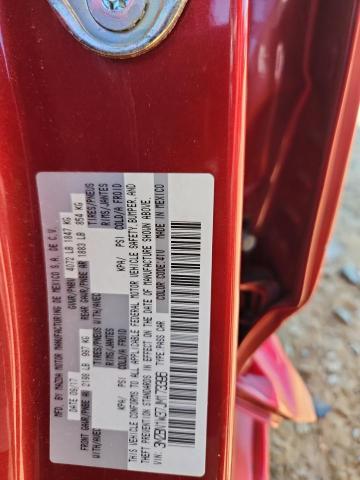 3MZBN1W37JM173396 - 2018 MAZDA 3 GRAND TOURING Rojo foto 12