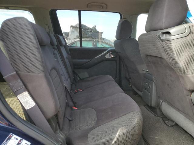 5N1AR18WX6C629907 - 2006 NISSAN PATHFINDER LE Կապույտ լուսանկար 10