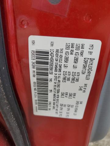 1C4GP45R35B390158 - 2005 CHRYSLER TOWN & COU Qırmızı foto 13