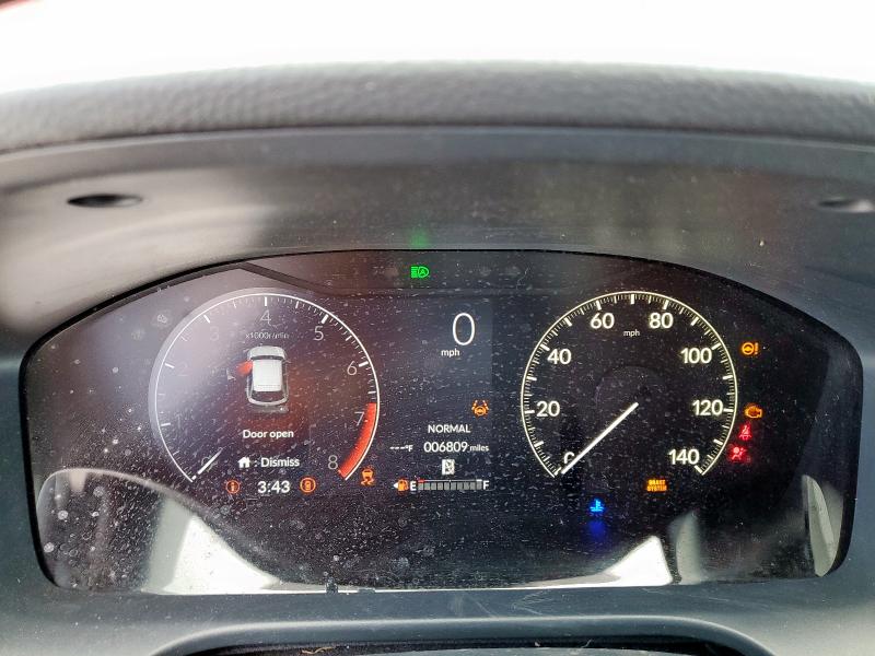 3CZRZ1H54SM749042 - 2025 HONDA HR-V SPORT RED photo 9