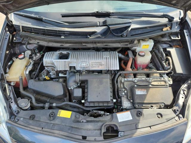 JTDKN3DU7F1924494 - 2015 TOYOTA PRIUS GRAY photo 11