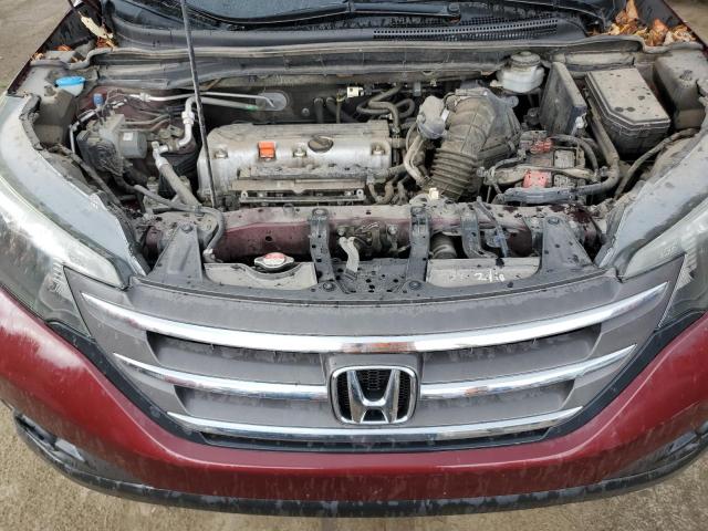5J6RM4H78DL079209 - 2013 HONDA CR-V EXL მუქწითელი ფოტო 12