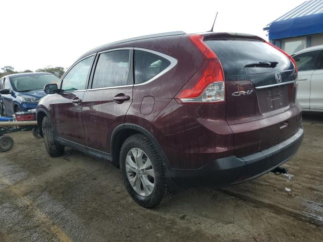 5J6RM4H78DL079209 - 2013 HONDA CR-V EXL მუქწითელი ფოტო 2