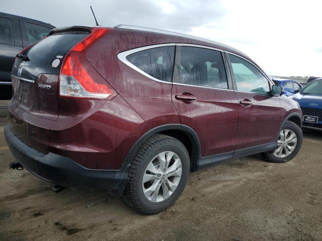 5J6RM4H78DL079209 - 2013 HONDA CR-V EXL მუქწითელი ფოტო 3